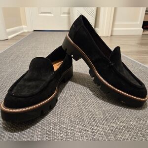 Sonoma Black Suede Slip-On Loafers 9.5